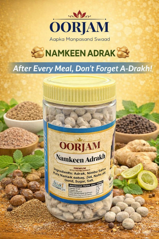 OORJAM Namkeen Adrak