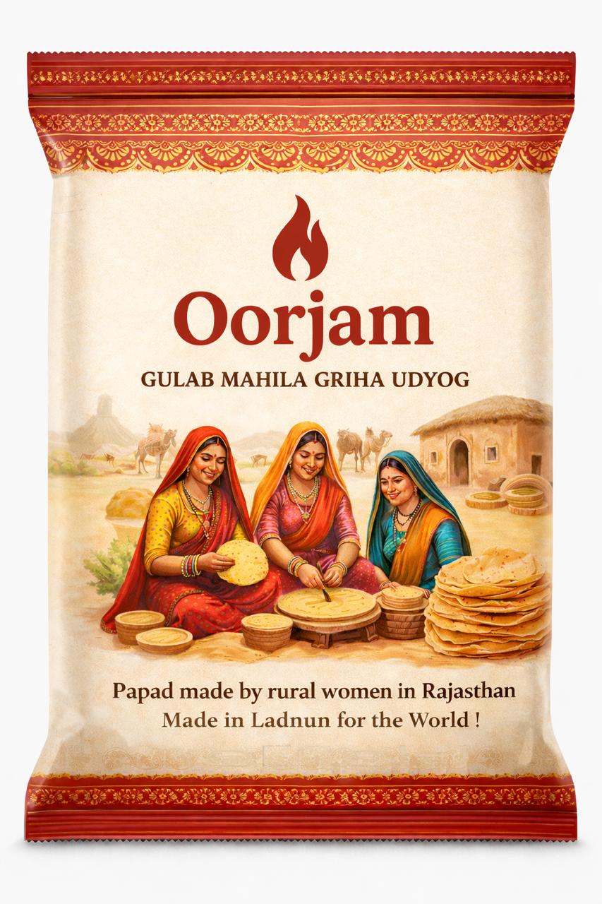 Oorjam Masala Papad
