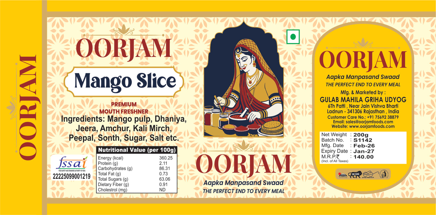 OORJAM Mango Slice