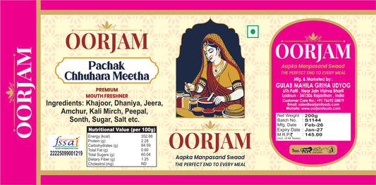 OORJAM Pachak Chhuhara Meetha